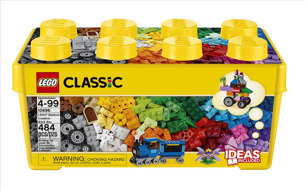 LEGO Classic Μεσαίο Κουτί με Τουβλάκια για Δημιουργίες (10696)